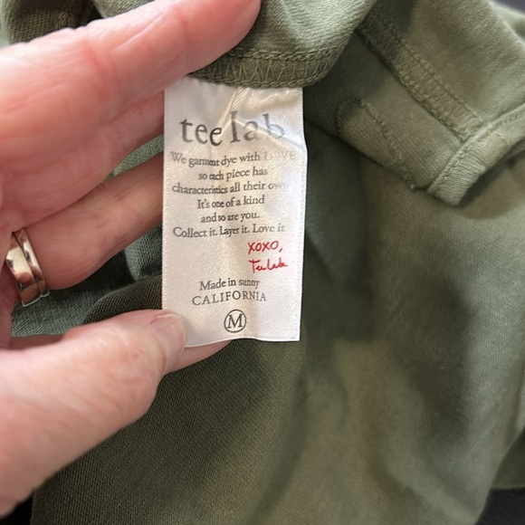 Frank and Eileen Tee Lab Button Up Olive Green Relaxed Fit Sz Medium NEW - Picture 10 of 10